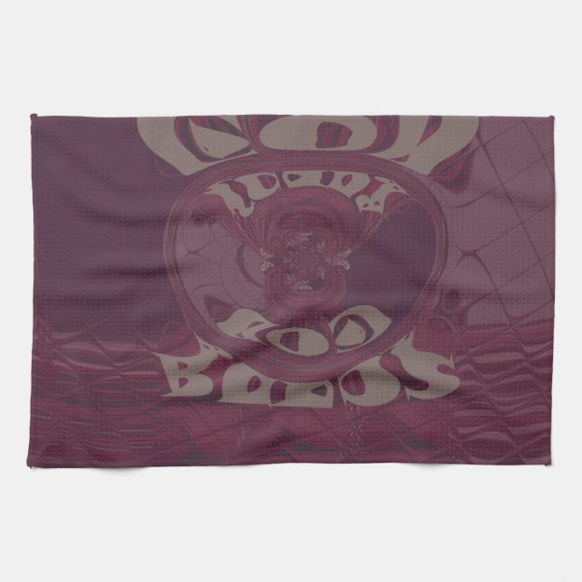 Funny God Bless  kenya  Hakuna Matata Giraffes wov Towel (Horizontal)