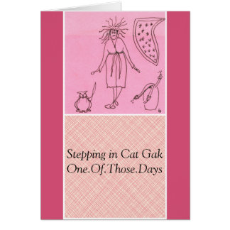 Funny Goddess Cat Gak Cards