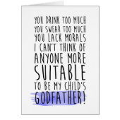 funny godfather card (Front)