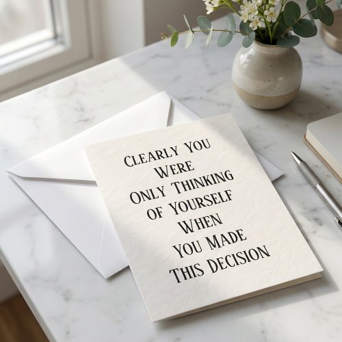 Funny Going Away Card for Coworker Boss, Humor 