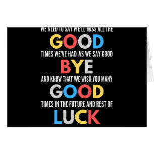 Funny Going Away Farewell Cards