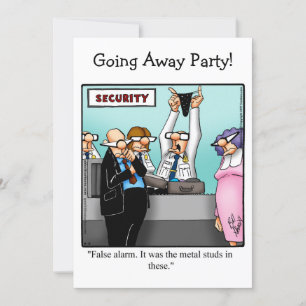 Funny Going Away Party Invitations