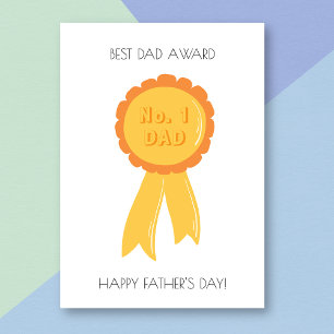 Funny Gold Medal Award Father’s Day Card