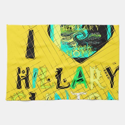 Funny Golden lovey Amazing Hope Hillary for USA Co Kitchen Towel