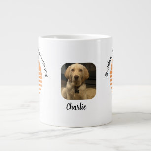 Funny Golden/ Orange Add photo Personalize Giant Coffee Mug