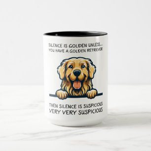 Funny Golden Retriever Dog Mug