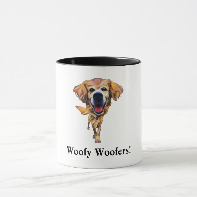 Funny Golden Retriever Mug (Center)