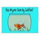 Funny Goldfish and Bowl