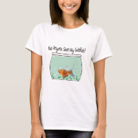 Funny Goldfish and Bowl