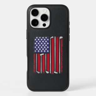 Funny Golf American Flag Golf Player Vintage Golfe iPhone 16 Pro Max Case
