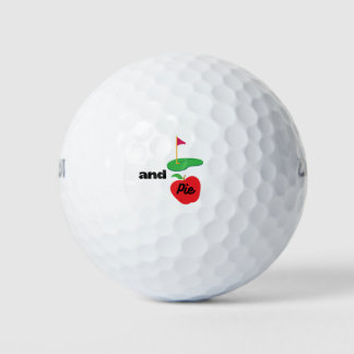 Funny Golf and Apple Pie Lover Balls