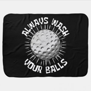 Funny-golf Baby Blanket