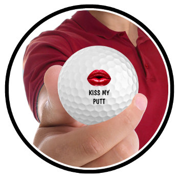 Funny Golf Ball by idesigncafe at Zazzle