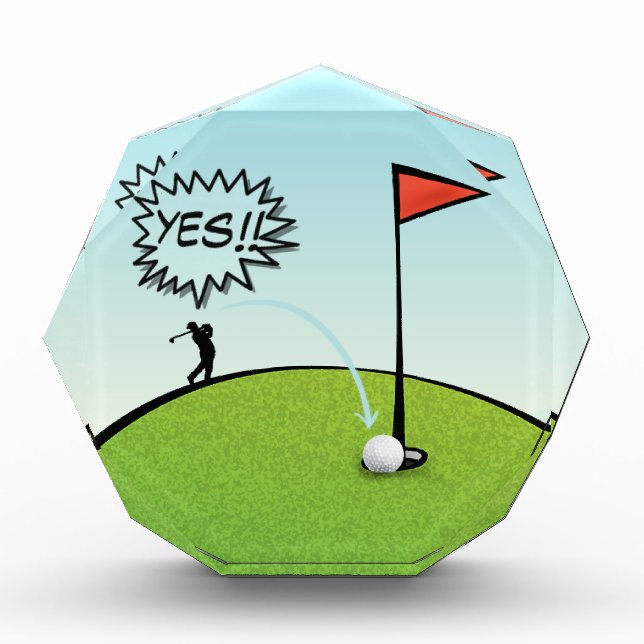 FUNNY GOLF BALL HOLE IN ONE, GOLFER GIFT (Front)
