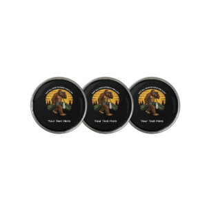 Funny Golf Ball Hunter Bigfoot Marker Gift set