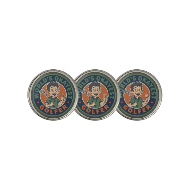 Funny Golf Ball Marker (3 Up)