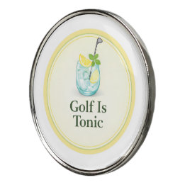 Funny Golf Ball Marker Set | Golf Is Tonic Gift