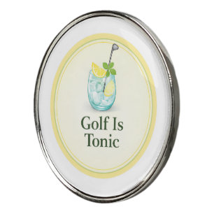 Funny Golf Ball Marker Set Golf Is Tonic Gift