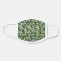 Funny golf ball putt print face mask for golfer