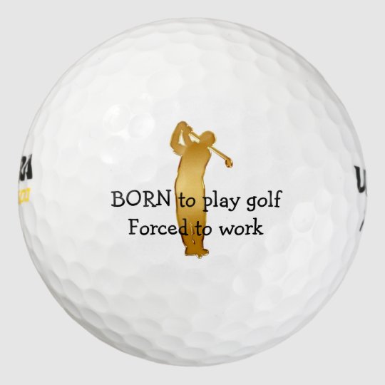 Funny Golf Balls Zazzle