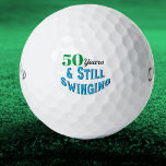 Funny Golf Balls 50th Birthday<br><div class="desc">Celebrate the joy of turning 50 with our Funny Golf Balls 40th Birthday edition. This unique gift is perfect for the golfer in your life who's hitting a major milestone. With a touch of humor and a nod to the years of experience, these golf balls are sure to bring a...</div>