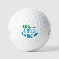 Funny Golf Balls 65th Birthday