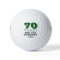 Funny Golf Balls 70th Birthday Party Monogrammed