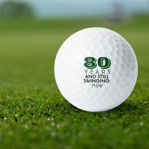80 & Still Swinging Golf Balls - Choice of Colors