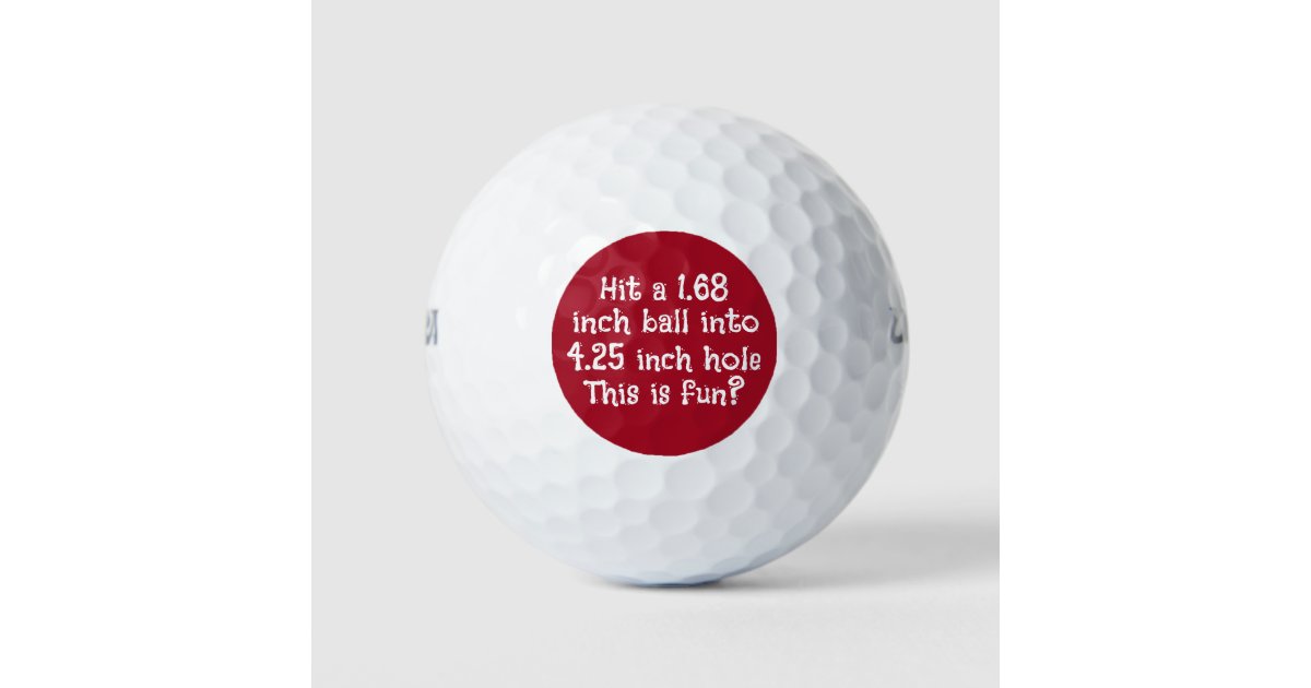 Funny Golf Balls, 6-Pack Colored Golf Balls - Fun Golf Gifts for All  Golfers, Novelty Golf Balls for Kids & Dads, Cool Golf Accessories for Men  Gift