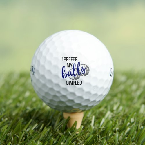 Funny Golf Balls _ Dimpled