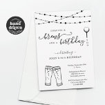 Funny Golf & Beer Birthday Party Invitation<br><div class="desc">"Golfing & Brews and a Birthday,  too." A fun adult invitation for a birthday party featuring the good stuff . . . golf and beer. Use for any age (30th,  40th,  50th,  60th,  70th,  80th,  etc.).</div>