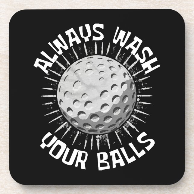 Funny-golf Beverage Coaster (Front)