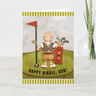 Funny Golf Birthday Card