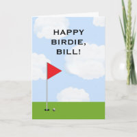 funny golf birthday card