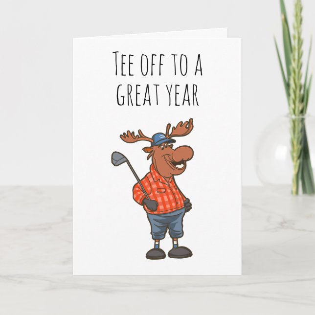 funny golf birthday cards (Front)
