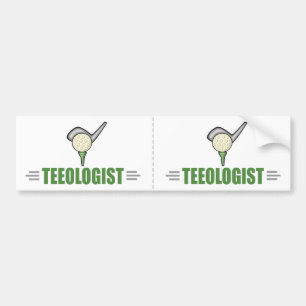 Funny Golf Bumper Sticker