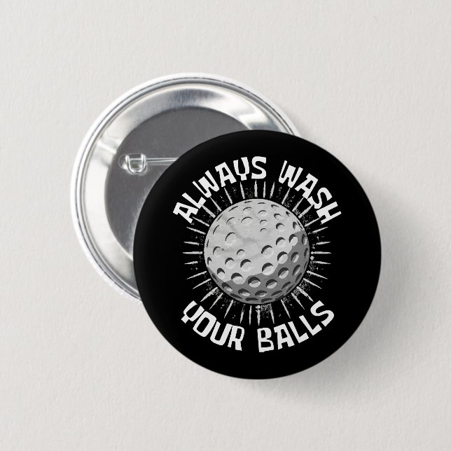 Funny-golf Button (Front & Back)