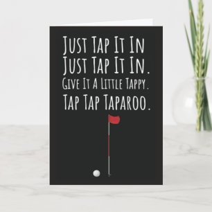 Funny Golf Cards Golfer Sports Player Quote Joke