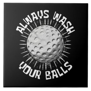 Funny-golf Ceramic Tile