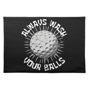 Funny-golf Cloth Placemat