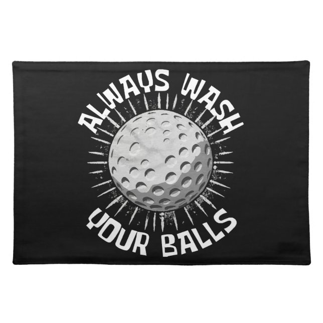 Funny-golf Cloth Placemat (Front)