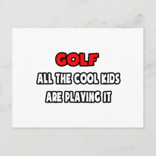 Funny Golf Coach Shirts and Gifts Postcard
