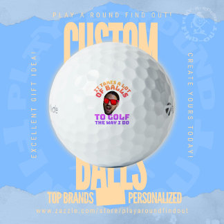 Funny Golf Dad Photo Takes A Lot Of Balls Humor