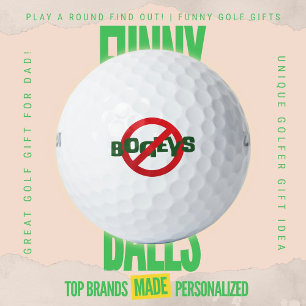 Funny Golf Dad Tournament No Bogeys Prohibition Si Balls