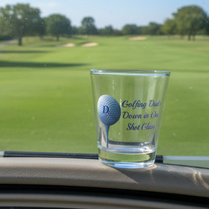 Funny Golf Down In One Golfer Shot Glass