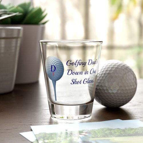 Funny Golf Down In One Golfer Shot Glass