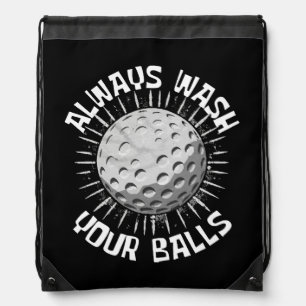 Funny-golf Drawstring Bag