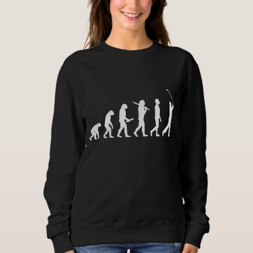 Funny Golf evolution gift for golfers  golf playe Sweatshirt