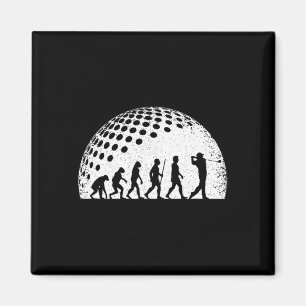 Funny Golf Evolution Golf Player Vintage Magnet