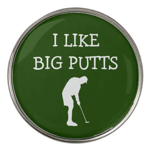 Funny Golf Fanatic Theme Golf Ball Marker